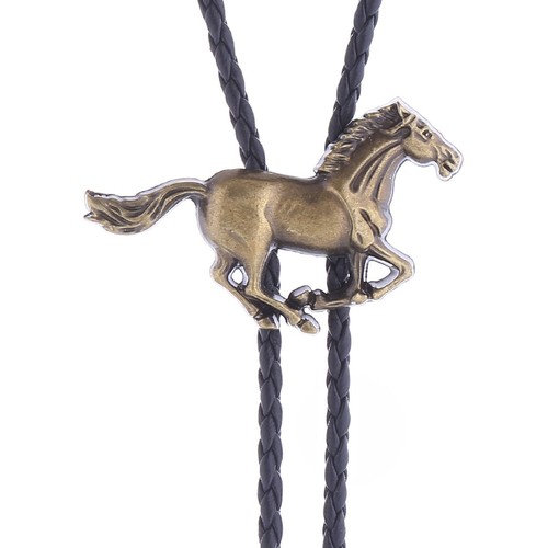 Cravatta bronzo cavallo bolo - cravatta,