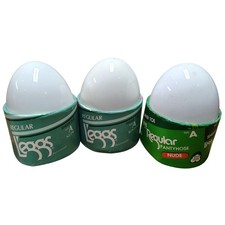 Collant vintage leggs regular punta trasparente taglia A nudo e verde abbronzatura uovo