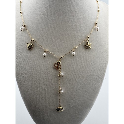 Collana con ciondolo oceano - , in