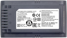 Batteria Di Ricambio 4000Mah per Aspirapolvere Samsung Jet 75, 75+, 75Pet, Jet90