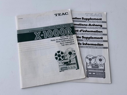 Teac 1000r operating - teac,