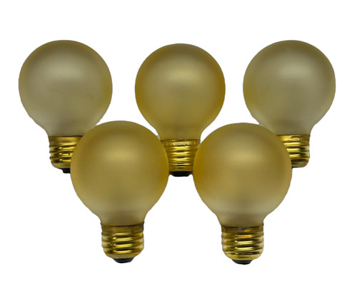 Lampadine dipinte oro 5 - lampadine,