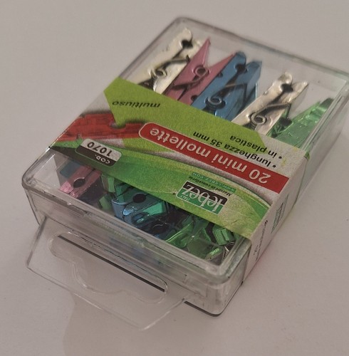 Mini mollette plastica - mollette, in