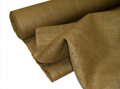 Tessuto juta hessian marrone - hessian,