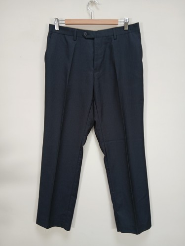 Pantalone uomo nero gessato
