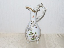 Caraffa Herend Rothschild Con Motivo Di Uccello E Farfalla