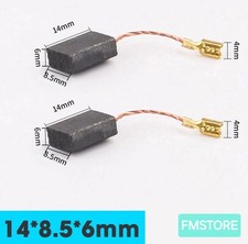 2pz Spazzole carboncini da 6×8,5×14 mm per Smerigliatrice Angolare Bosch 1000#