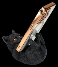 Supporto cellulare gatto nero - supporto,