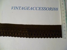 PASSAMANERIA GALLONE DA PIEGARE COLOR MARRONE STILE CHANEL ALT 3,5 CM X 1 MT 