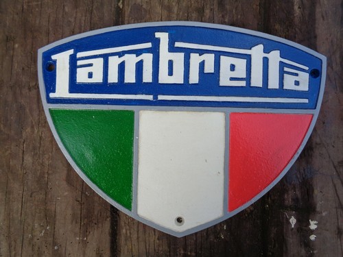 Badge shaped lambretta - badge,