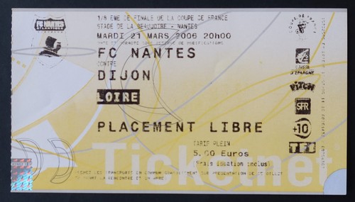 Ticket match nantes dijon - match,
