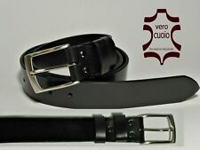 CINTURA UOMO DONNA IN VERA PELLE CUOIO DI TORO ARTIGIANALE SUPER RESISTE