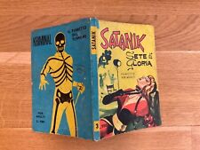 SATANIK N.3 ORIGINALE del 1965 CORNO BUONO/OTTIMO TIPO KRIMINAL-FORD-DIABOLIK