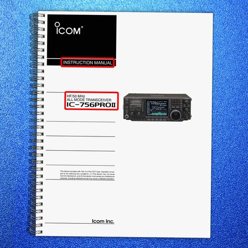 Icom 756proii 50 - hf/50, mhz