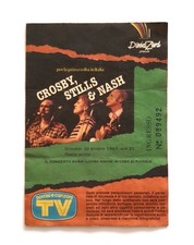 CROSBY, STILLS, & NASH - Biglietto Concerto 1983