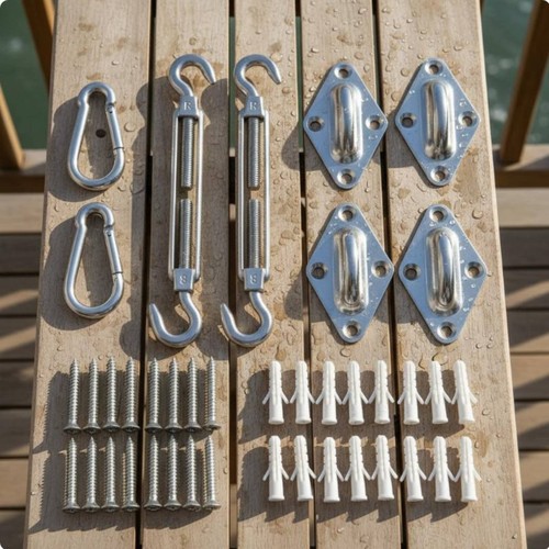 Pezzi kit fissaggio - kit, vela