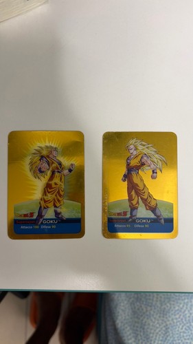 Lamincards goku ss3 gold - goku,