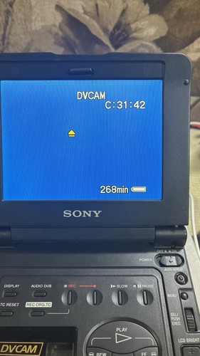 Sony dsr v10 - sony, monitor