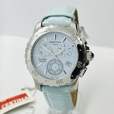 Orologio Certina DS First Donna Blu Cronografo Acciaio Cristallo Zaffiro 35mm