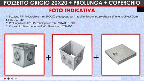 Pozzetto prolunga - +,