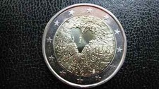 FINLANDIA 2008 2 EURO - DICHIARAZ DIRITTI DELL'UOMO - LEGGI