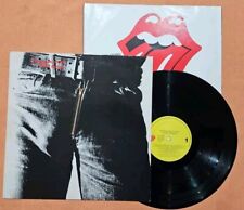 LP ROLLING STONES - STICKY FINGERS no Zip Cover Stampa Europea Anni '80