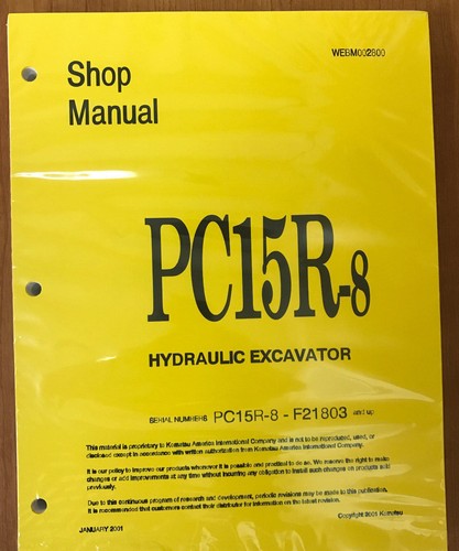 Komatsu service pc15r - komatsu,