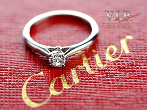 Anello solitario cartier - anello,