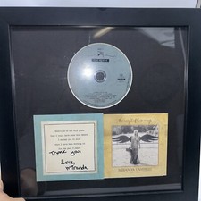 Miranda Lambert Autographed Signed The Nerve CD Framed 14-1/2” X14/12” Frame