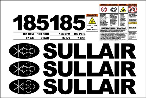 Kit decalcomanie sullair 185 - kit,