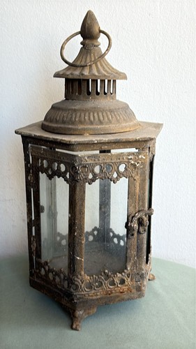 Antica lanterna ottocentesca - lanterna,