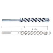 Punta martello SDS Max MAKITA 18x540mm resistente e affidabile, alta