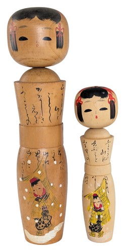 Creative kokeshi coppia - xl, di