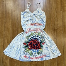 Ed Hardy Y2K Vintage Dress Size S/M