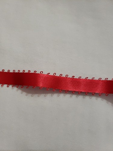 Nastro raso rosso 20 - raso, 0,5"