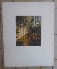 ANTONIO SALIOLA ACQUAFORTE IL BALCONE 1981 FIRMATA E NUMERATA CM. 50 X 40