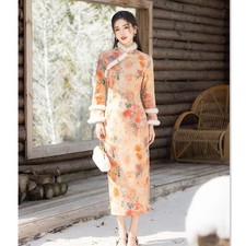 Gonna donna spessa Cheongsam