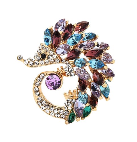 Broche bijou hérisson - , acier