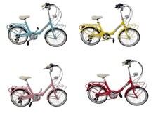 BICI BICICLETTA 20 CASCELLA CANDY PIEGHEVOLE CAMBIO SHIMANO 6V