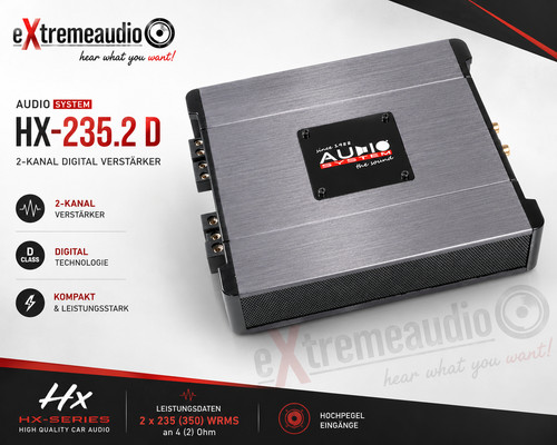 Sistema audio 235 - audio, hx-235.2