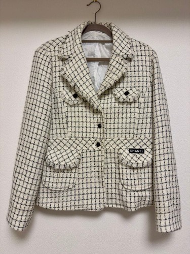 Giacca tweed chanel taglia - chanel, xl