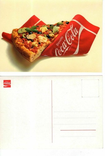 Cartolina postcard coca cola - cartolina, coca-cola