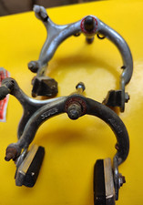 PINZE FRENO SUPER RAPIDE ACCIAIO ZINCATO COMPLETE FRENI BICI VINTAGE