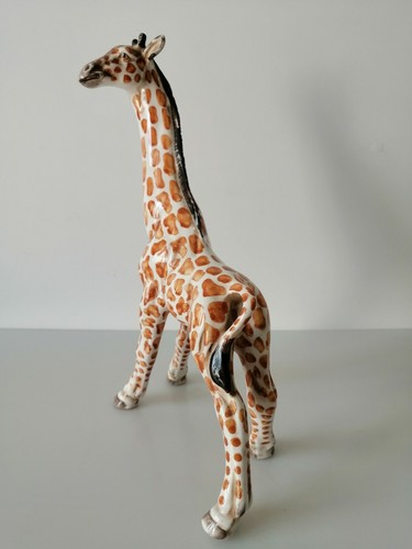 Vecchia giraffa ceramica - vecchia, in