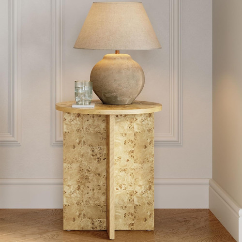 Tavolo fine burl naturale - fine,