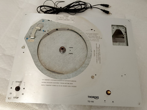 Thorens 146 top - 146, pianale