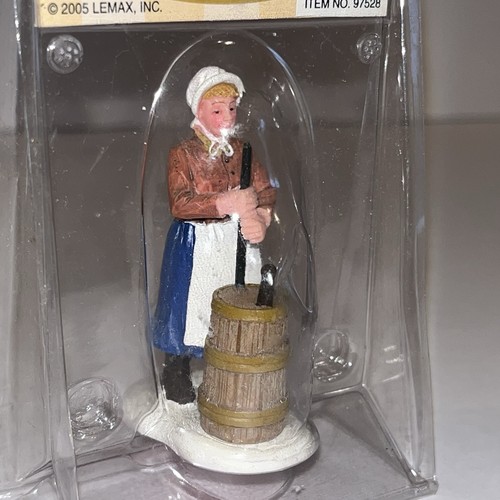 Vintage lemax churning burro - churning,