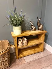 Scarpiera rustica in legno - fatta a mano in legno di recupero - contenitore stretto