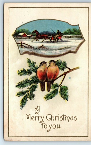 Cartolina epoca buon natale - buon,
