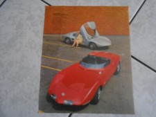 ritaglio doppio-CHEVROLET CORVAIR MONZA GT-MERCEDES 230 SL-cm.23,5x29-scatola 2
